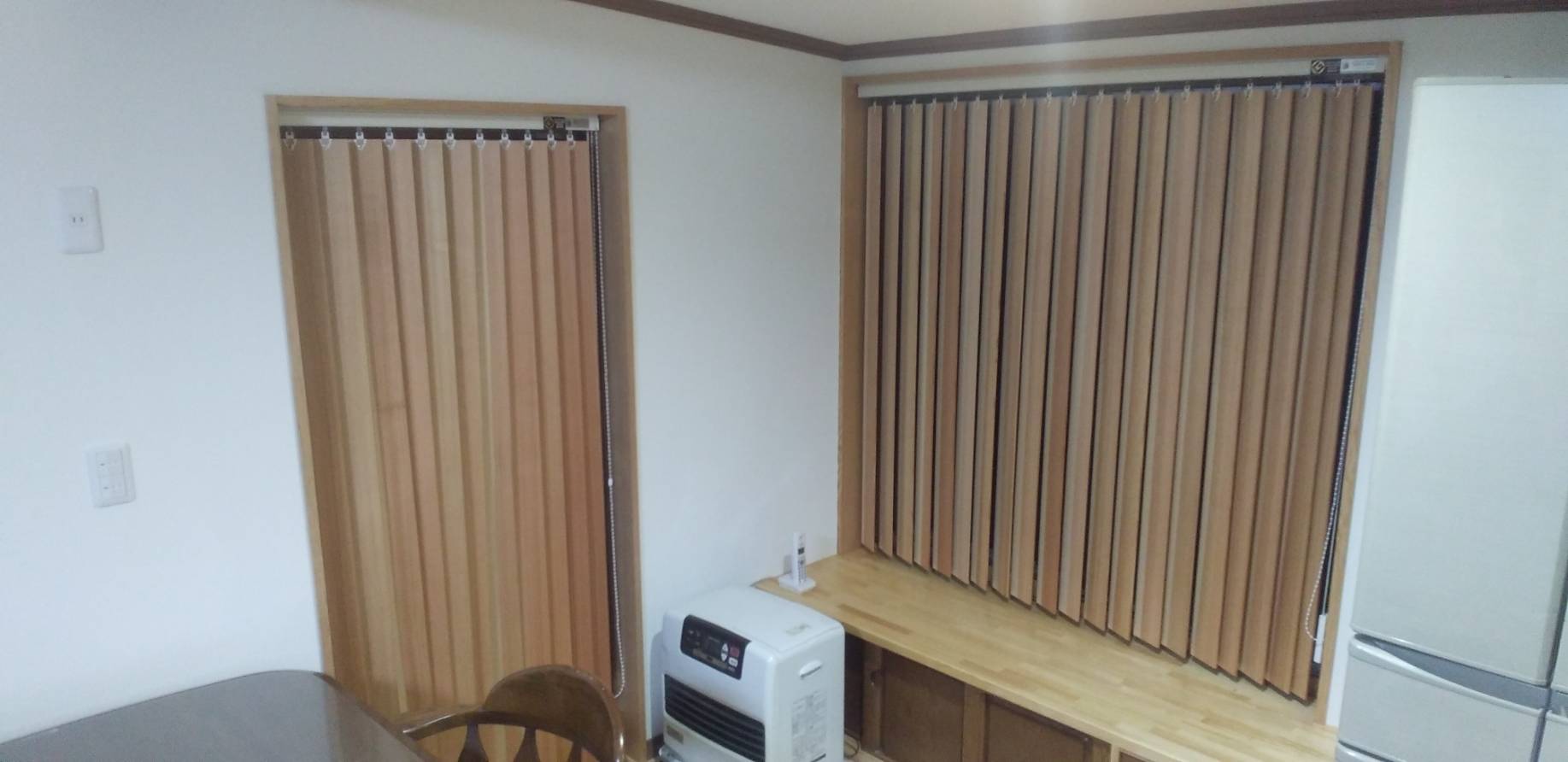 鳥取県 A様邸木製縦型ブラインドの画像